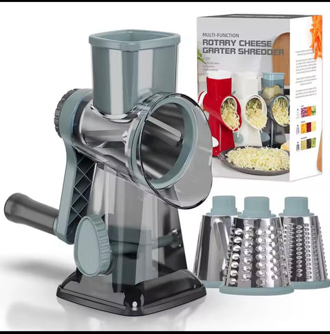 3-in-1 Rotary Cheese Grater