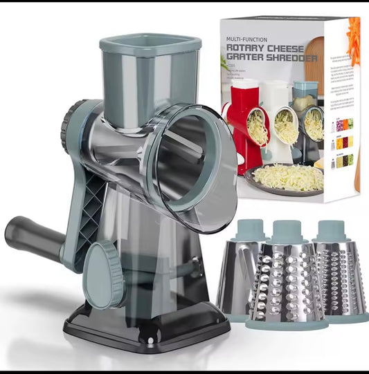 3-in-1 Rotary Cheese Grater